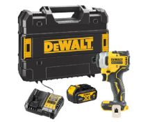 DeWalt DCF809M1T-GB 18V XR Brushless Compact Impact Driver 1 x 4.0Ah RRP £160. Working in tight