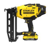 Stanley FatMax V20 18V 16g Nailer 2 x 2.0Ah RRP £269. There’s no need for compressors, hoses or
