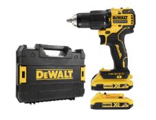 DeWalt DCD709D2T-GB 18V XR Brushless Compact Combi Drill 2 x 2.0Ah RRP £99. Powerful yet compact,