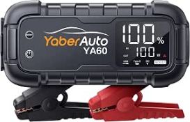 Boxed PD 65W Jump Starter Power Pack 7000A 26800mAh YaberAuto Car Battery Booster, Portable Car Jump