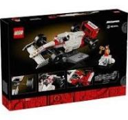 Boxed LEGO® Icons McLaren MP4/4 & Ayrton Senna Set 10330, Gift a racing car fan with the LEGO® Icons