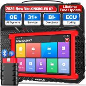Boxed KINGBOLEN K7 Car Diagnostic Tool RRP £299, OE-Level All System Diagnostic OBD2 Scanner,Bi-