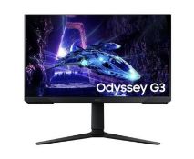 Boxed SAMSUNG Odyssey G3 LS24DG302EUXXU Full HD 24" VA LCD Gaming Monitor RRP £129 Black, Get