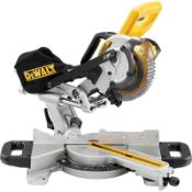 DeWalt DCS365 Cordless 184mm Sliding Compound Mitre Saw With its portability and cordless
