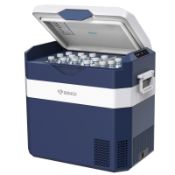 Boxed BINGI Portable Compressor Fridge Car Freezer RRP £199, 38L 12V/24V DC & 100-240V AC Dual