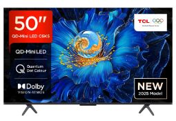 BOXED TCL 50C6KS 50'' QD-MINI LED TV 4K HDR PREMIUM SMART TV RRP £349 POWERED BY GOOG TV (DOLBY