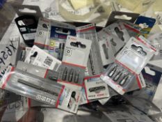 37 Piece Mixed Lot to include various Brands and Sizes of Drill bits, may inclding SDS Bits, Metal/