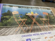 BRAND NEW ALPINE Grand patio Folding Bistro Set 3 Pieces, Conversation Set, Folding 2 Chairs and 1