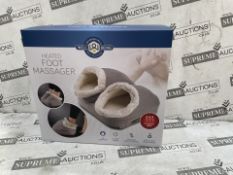 2 X BRAND NEW Wellbeing Heated Foot Massager Introducing the Wellbeing Heated Foot Massager - the