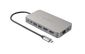 Boxed Targus DUEL HDMI 10-IN1 USB 3.2 Gen 1 RRP £199, (3.1 Gen 1) Type-C Stainless Steel (LOC: