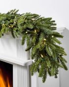 2 x (BH The World's Leading Christmas Tree Manufacturer) Boxed BH Fraser Fir Foliage Garland Sets of