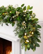 (BH The World's Leading Christmas Tree Manufacturer) Boxed Outdoor White Berry Cypress Foliage