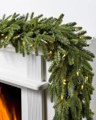 (BH The World's Leading Christmas Tree Manufacturer) Boxed BH Fraser Fir Foliage Garland Set of 2.