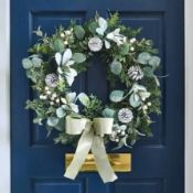 (BH The World's Leading Christmas Tree Manufacturer) Boxed White Berry and Sage Artificial Christmas