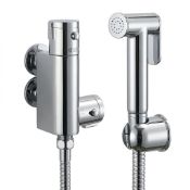 ARKO Thermostatic Bidet Shower ,Handheld Bidet Sprayer & Jet Spray Brushed ,CHROME (LOC: SR9(1.4)-