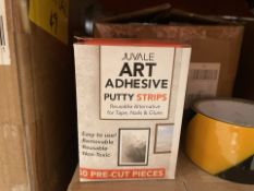 50 X BRAND NEW JUVALE ART ADHESIVE PUTTY STRIP SETS (LOC: 29.3-BB4329 - 1P)