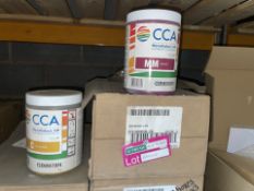 18 X BRAND NEW 1L TUBS OF CCA PAINT IN 2 COLOURS (LOC: 26.3-BB4205 - 2P)