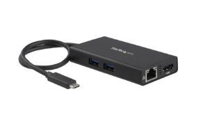 Boxed StarTech USB-C Multifunction Adapter for Laptops, DKT30CHPD USB-C Multiport Adapter with 4K