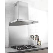 Boxed Hafele Stainless Steel Catering Grade Splashback 900mm x 750mm x 8mm, Modern, stylish