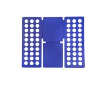 2 x Boxes of 12 Brand New KIKKERLAND Compact Clothing Folder, Blue, Neatly fold clothes in uniform