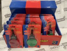 144 X BRAND NEW MAXIM ASSORTED EMERGENCY LIGHTS IN DISPLAY BOXES (LOC: 46.16-AA7796 - 1P)