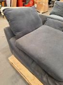 2 SEATER SOFA BLUE (LOC: 25.2-AA9229 - FP)