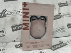 NuFACE MINI+ Microcurrent Facial Device Kit - FDA Cleared Face Sculpting & Skin Firming Device to