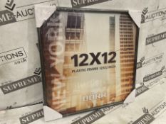180 X BRAND NEW DORR 12 X 12 INCH FRAMES (LOC: 43.6-AA9284 - 5P)