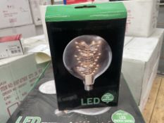 47 X BRAND NEW LED ENERGY SAVING GLOBE BULBS IN VARIOUS DESIGNS (LOC: 42.17-AA9060 - 3P)