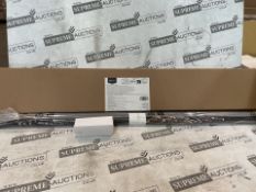 16 X BRAND NEW BLACKOUT ROLLO BLIND WITH MATCH COLOUR COATING BLACK 96 X 150CM (LOC: 23.14-