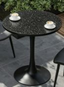 BRAND NEW Bralie 60W×75H CM Round Tall Pedestal Dining Table, Restaurant Bistro Table and Bar