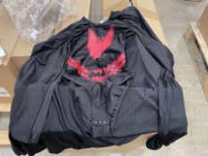 16 X BRAND NEW H & M LADIES BATMAN BODYSUIT AND CAPE OUTFITS (SIZES MAY VARY) (LOC: 24.14-HH2791 -
