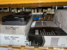 3 PIECE MIXED LOT INCLUDING 2 X HEIGHT ADJUSTABLE AEROBIC STEPS AND CONVECTOR HEATER (LOC: 7.5-