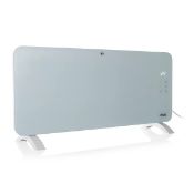 BOXED Princess Smart 2000w White Glass Panel Heater RRP £200 A modern, slim design fits right in