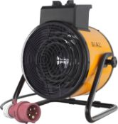 BOXEDSIAL Industrial Electric Space Heater 5000W - Portable Fan Heater - For Rooms, Garages,