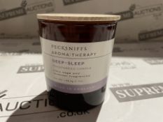 12 X BRAND NEW PECKSNIFFS ENGLAND 198.4G AROMA THERAPY DEEP SLEEP CLARY SAGE AND LAVENDER SCENTED