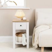 Boxed Maryhannah 45cm W Manufactured Wood Bedside Table (LOC: SR6.2.1-QA8451 - 1LP)