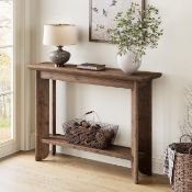 Boxed Tribesigns Narrow Console 105cm Storage, Behind Sofa, Living Room/Hallway/Entrance, Dark