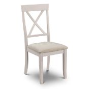 Boxed Conklin Upholstered Dining Chair (Set of 2) Grey (LOC: SR6(1.5)-PP2366 - 1LP)