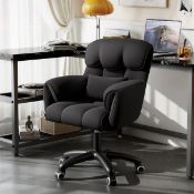Boxed Fairmont Park Velvet Office Chair (LOC: SR6.2.2-QA8459 - 1LP)
