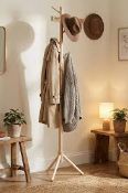 Boxed Beige Living and Home 175cm Pine Wooden Coat Rack Garment Rack (LOC: SR6.7.6-QA7202 - MP)