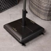 Boxed 37.5kg Free Standing Umbrella Base with Wheels (LOC: SR6.5.6-QA7061 - 1LP)