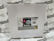 12 X BRAND NEW ETERNA ALMFWHGRI Aluminium Wall Light Aluminium white IP65 bulkhead opal diffuser