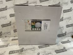 12 X BRAND NEW ETERNA ALMFWHEYE Aluminium Wall Light Aluminium white IP65 bulkhead eyelid opal
