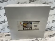 12 X BRAND NEW ETERNA ALSTDWHGRI Aluminium Wall Light Aluminium white IP65 bulkhead opal diffuser