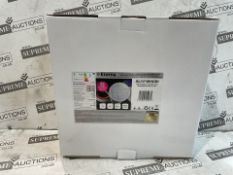 12 X BRAND NEW ETERNA ALMFWHGRI Aluminium Wall Light Aluminium white IP65 bulkhead opal diffuser