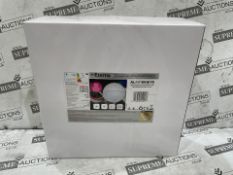 12 X BRAND NEW ETERNA ALMFWHEYE Aluminium white IP65 bulkhead eyelid opal diffuser with white