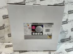 12 X BRAND NEW ETERNA ALMFWHFUL Aluminium white IP65 bulkhead opal diffuser 18W LED 4200K step dim