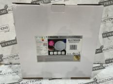 16 X BRAND NEW ETERNA ALMFWHGRI Aluminium Wall Light Aluminium white IP65 bulkhead opal diffuser