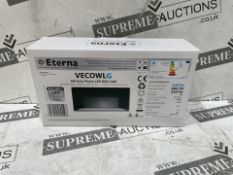 8 X BRAND NEW ETERNA VECOWLG Plastic LED Wall Light Grey plastic surface mount LED wall light 6W